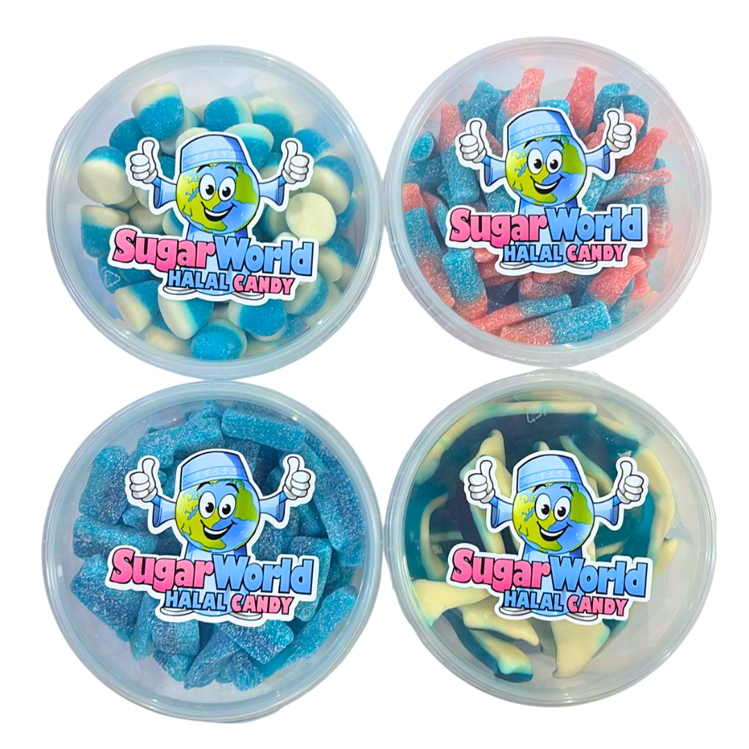 Uitprobeerbox Blauw (Zoet & Zuur) (1,6 kg)